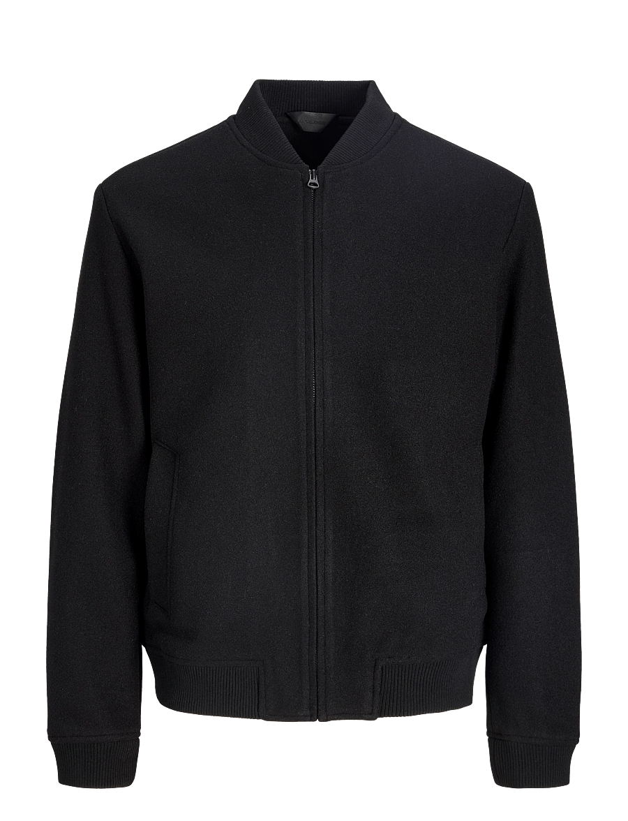 Jack & Jones - JJEJAMES BOMBER SN - fall jackets - black - 0