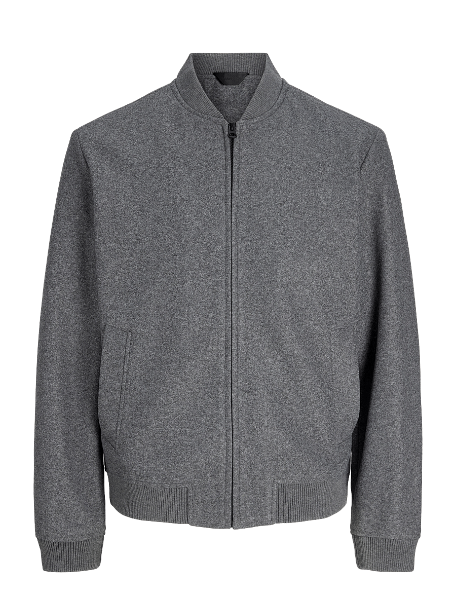 Jack & Jones - JJEJAMES BOMBER SN - höstjackor - dark grey - 0
