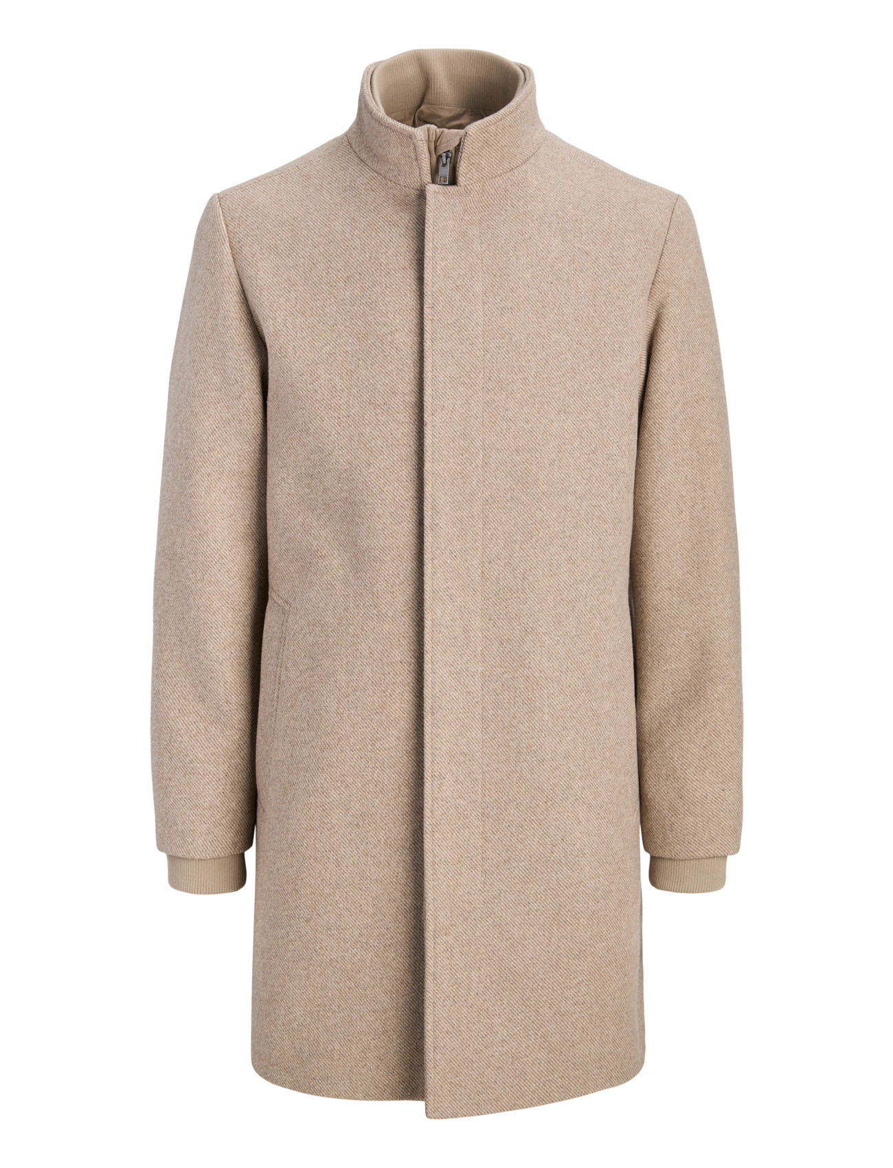 Jack & Jones JJEMELTON WOOL BLEND COAT AW26 SN - Ytterkläder - GREIGE / beige