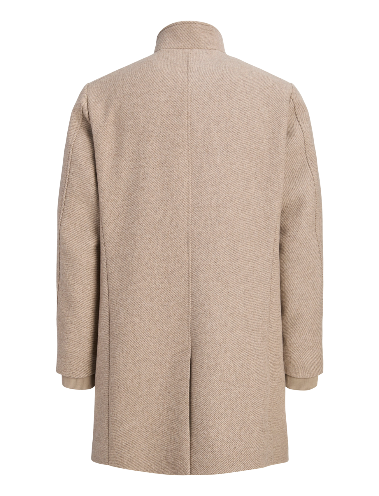 Jack & Jones - JJEMELTON WOOL BLEND COAT AW26 SN - ullrockar - greige - 1