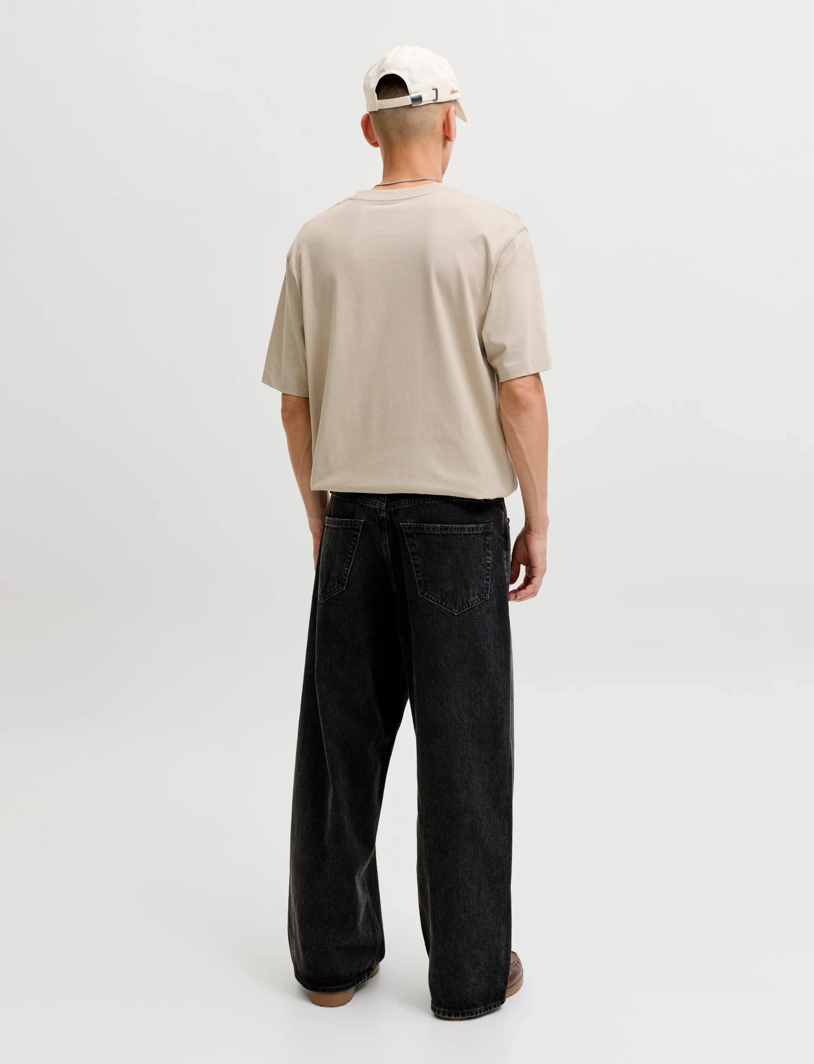 Jack & Jones - JORFREDERIKSBERG MONOGRAM TEE SS CN SN - feather gray - 3