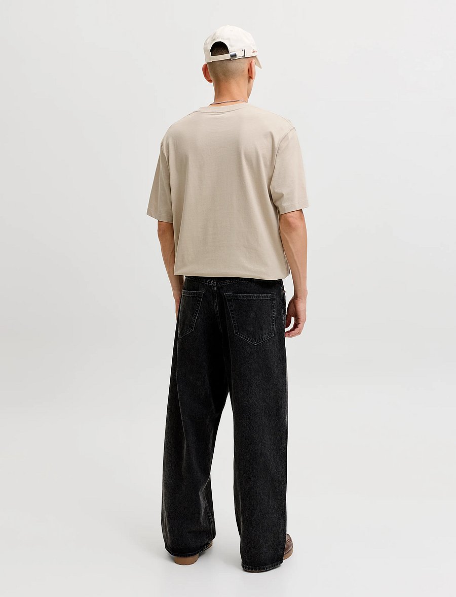 Jack & Jones - JORFREDERIKSBERG MONOGRAM TEE SS CN SN - feather gray - 3