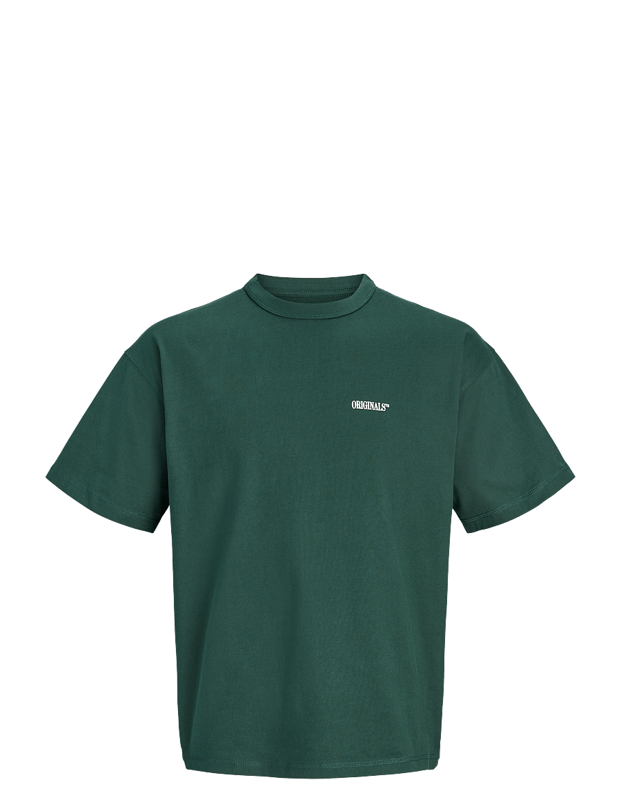 Jack & Jones - JORFREDERIKSBERG BACK TEE SS CN LN - kortärmade t-shirts - pine grove - 1