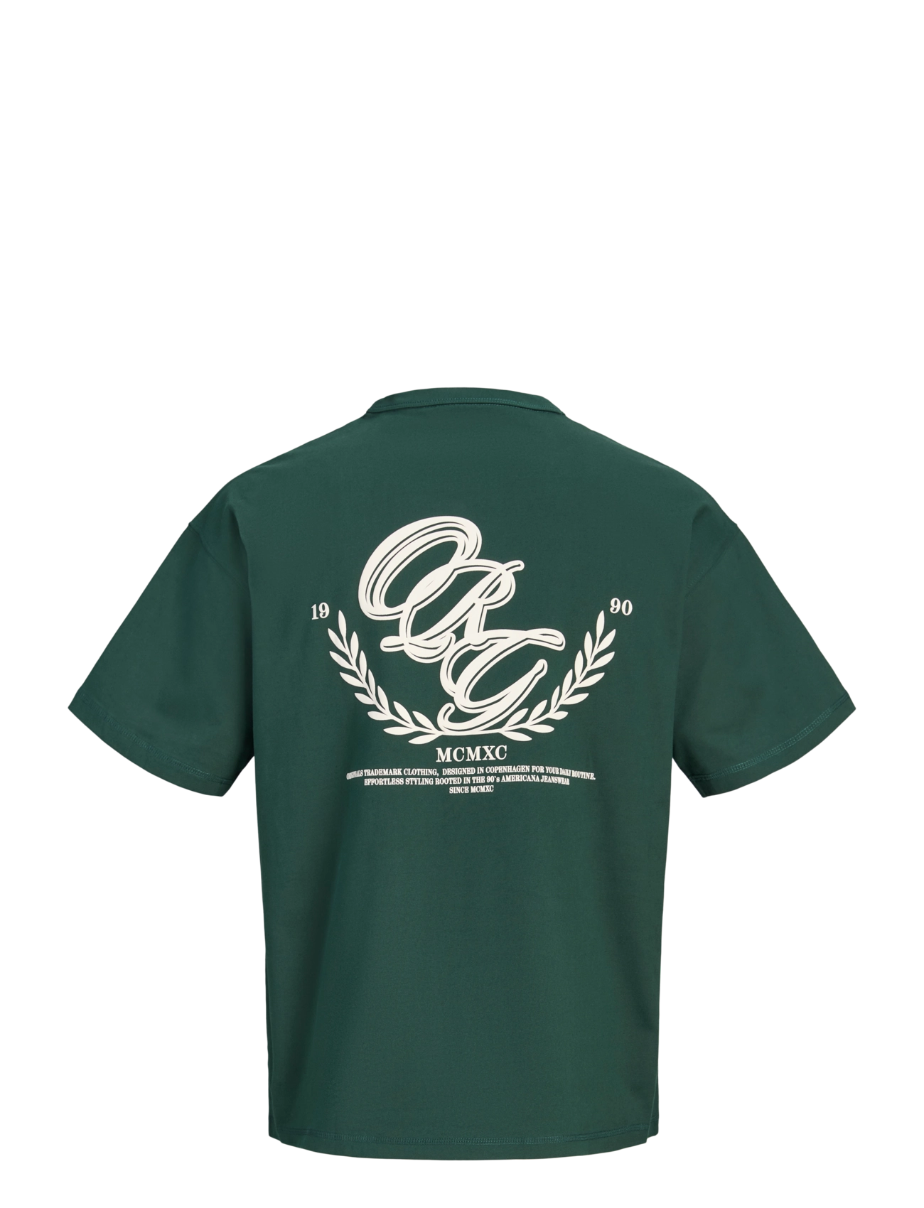 Jack & Jones - JORFREDERIKSBERG BACK TEE SS CN LN - kortärmade t-shirts - pine grove - 2