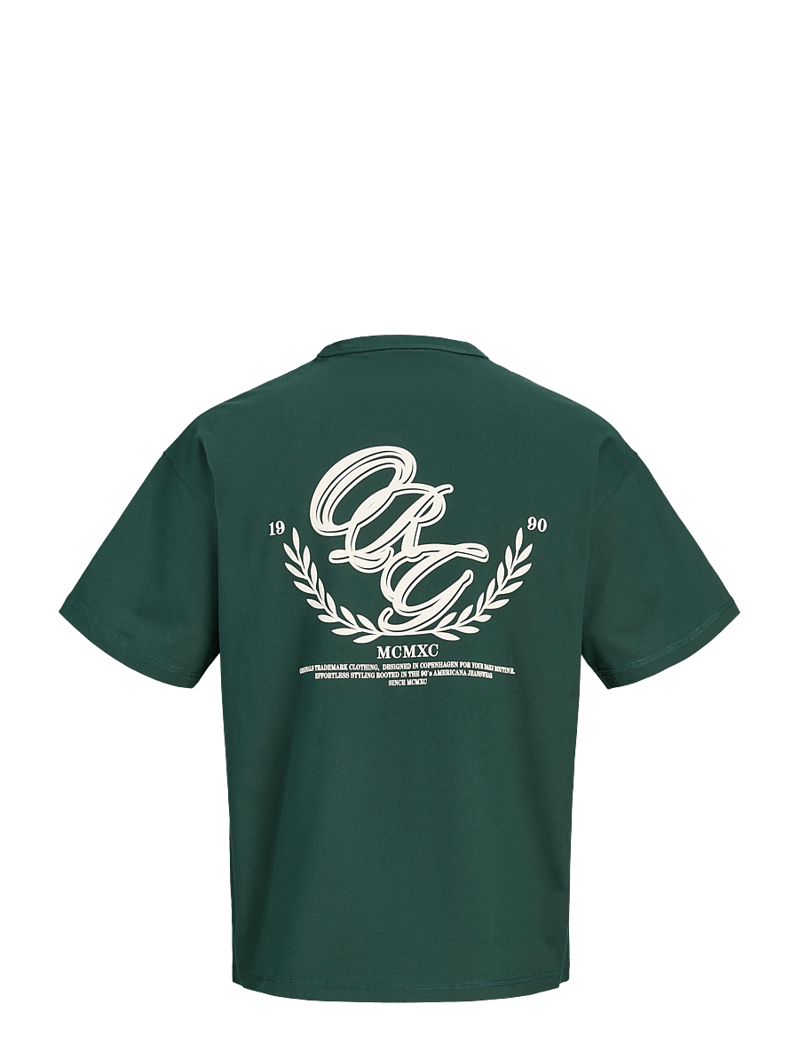 Jack & Jones - JORFREDERIKSBERG BACK TEE SS CN LN - kortärmade t-shirts - pine grove - 2