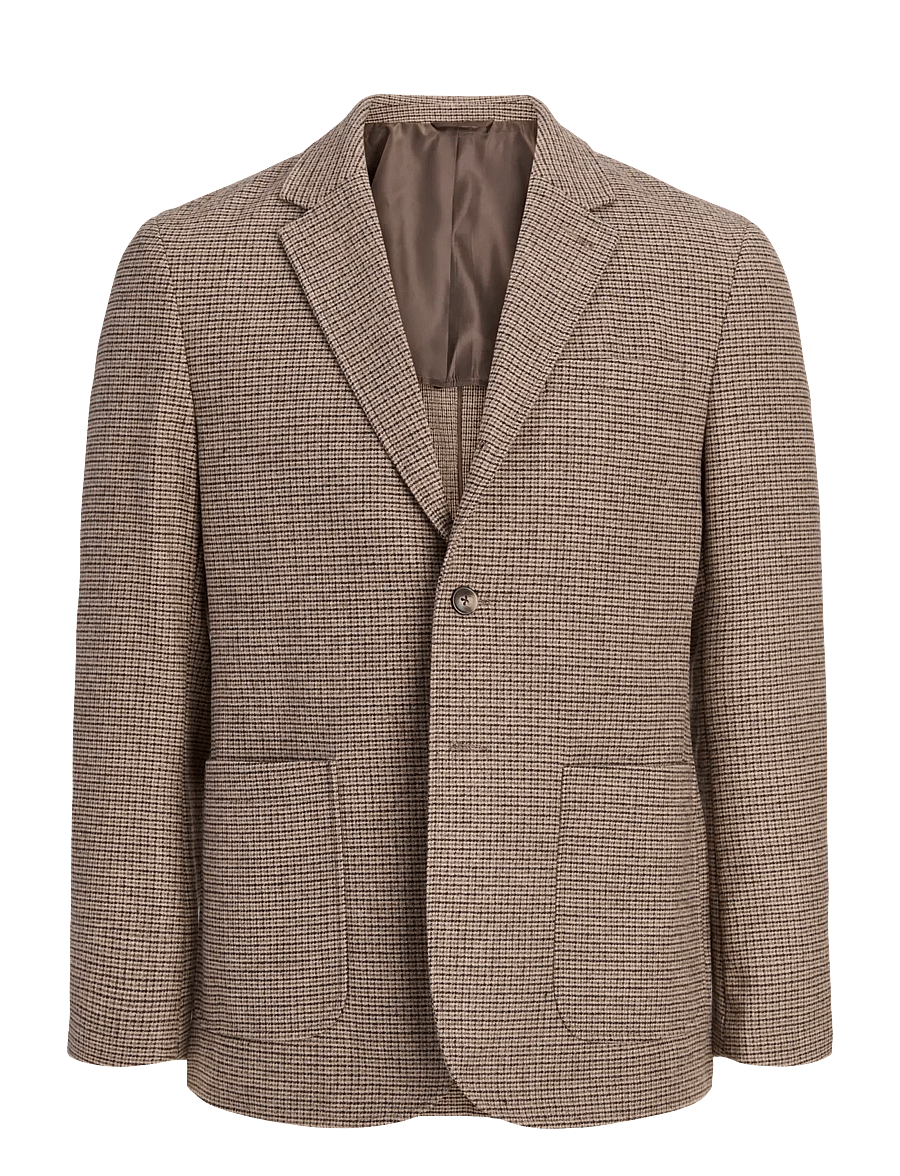 Jack & Jones - JPRBLUMARTIN TWEED DALTON BLAZER - enkelknäppta kavajer - petrified oak - 0