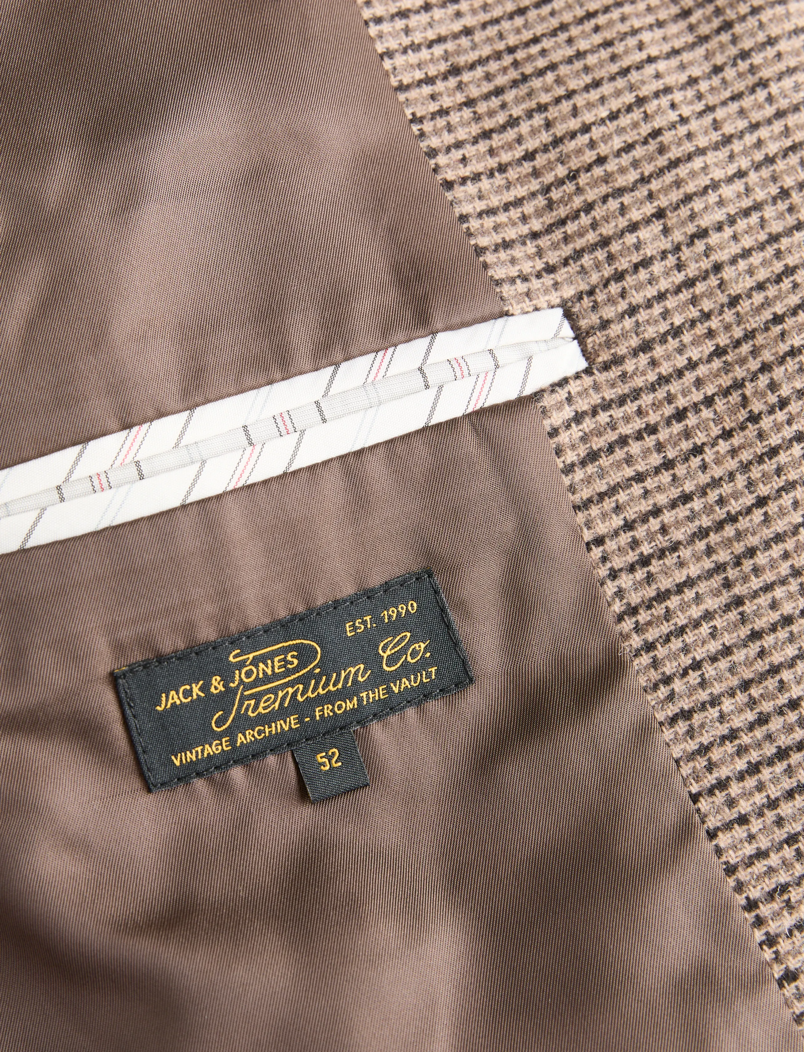 Jack & Jones - JPRBLUMARTIN TWEED DALTON BLAZER - enkeltradede blazere - petrified oak - 2