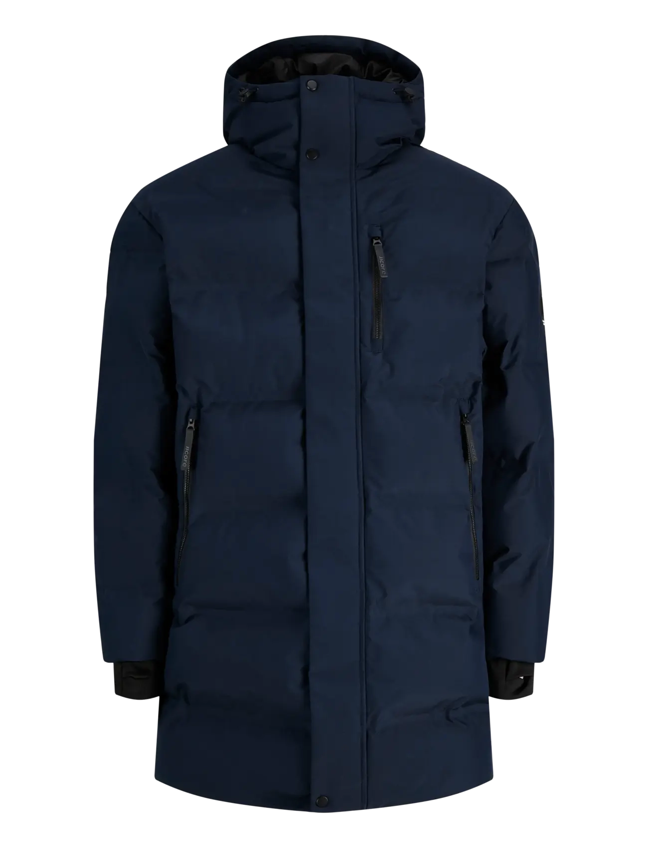 Jack & Jones JCOTRACE ALPHA LONG PUFFER - Overtøj - SKY CAPTAIN / navy
