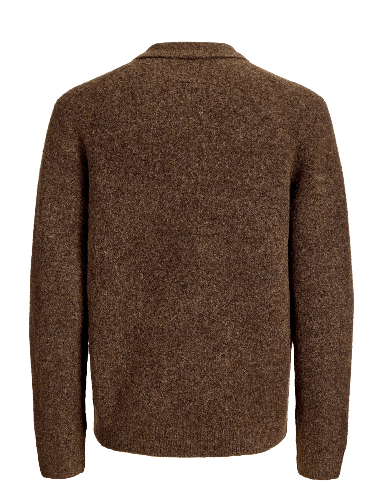 Jack & Jones - JPRBLASIMON SOUFFLE KNIT POLO - chocolate torte - 1