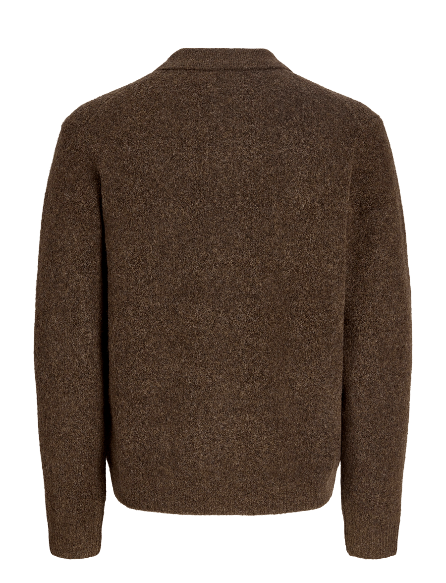 Jack & Jones - JPRBLASIMON SOUFFLE CARDIGAN - cardigans - chocolate torte - 1