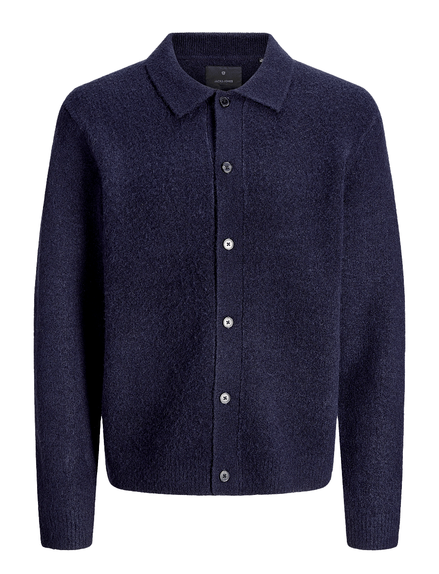 Jack & Jones - JPRBLASIMON SOUFFLE CARDIGAN - strickjacken - night sky - 0