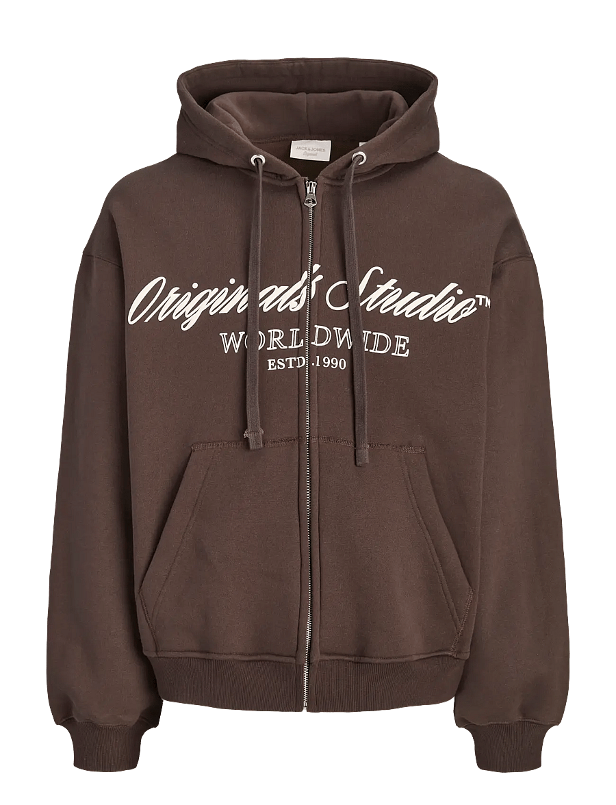 Jack & Jones - JORNORREBRO FRONT SWEAT ZIP HOOD - java - 0