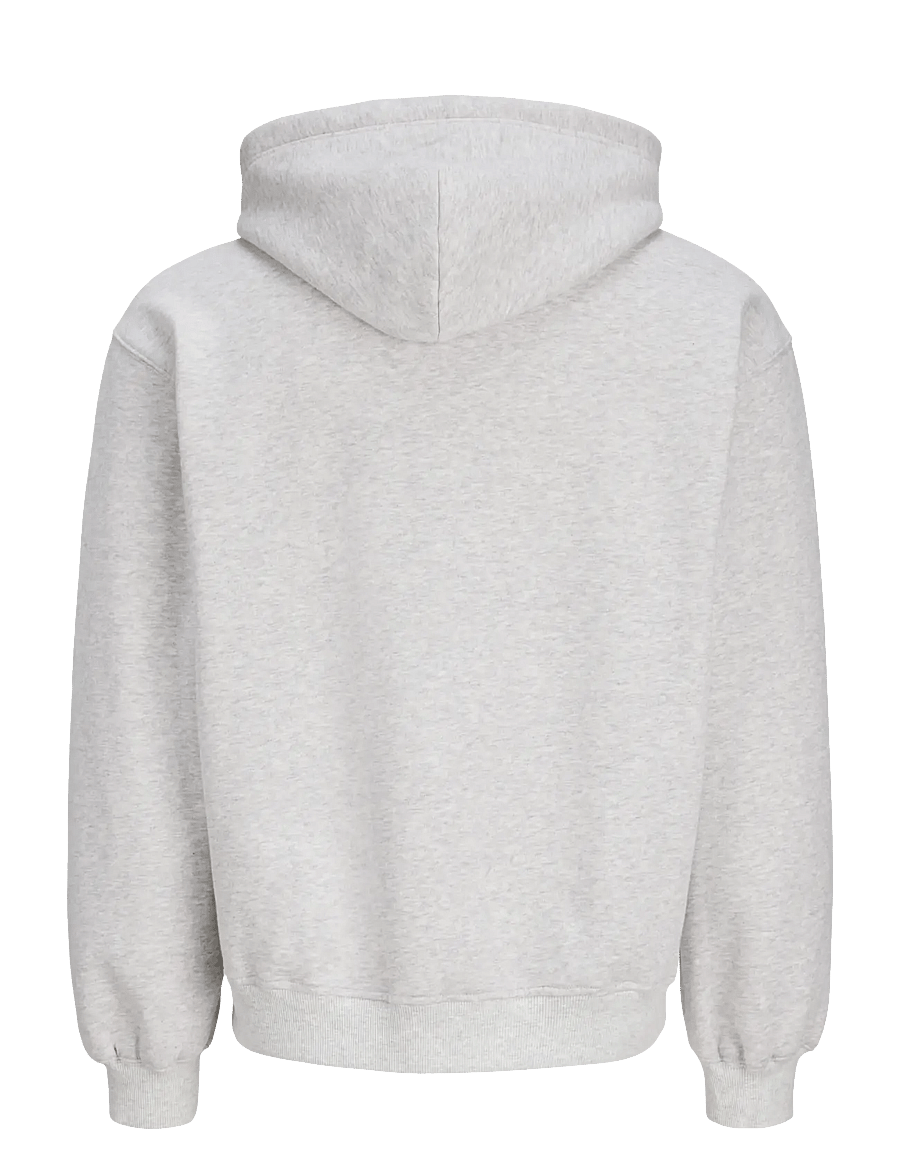 Jack & Jones - JORNORREBRO FRONT SWEAT ZIP HOOD - white melange - 1