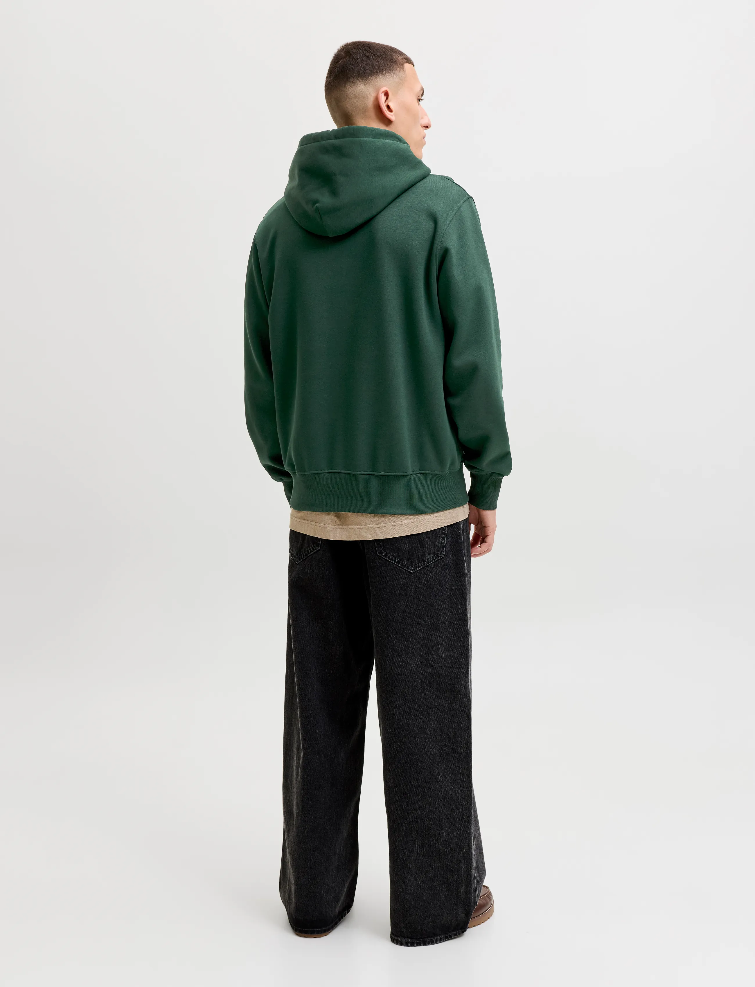 Jack & Jones - JORFREDERIKSBERG MONOGRAM SWEAT HOOD SN - kapuzenpullover - pine grove - 3