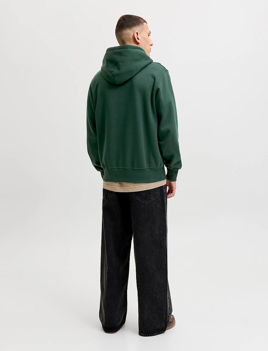 Jack & Jones - JORFREDERIKSBERG MONOGRAM SWEAT HOOD SN - kapuzenpullover - pine grove - 3