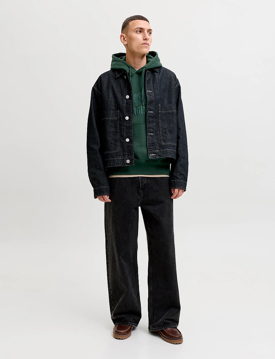 Jack & Jones - JORFREDERIKSBERG MONOGRAM SWEAT HOOD SN - kapuzenpullover - pine grove - 4