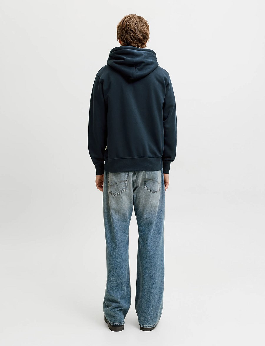 Jack & Jones - JORFREDERIKSBERG MONOGRAM SWEAT HOOD SN - kapuzenpullover - sky captain - 3