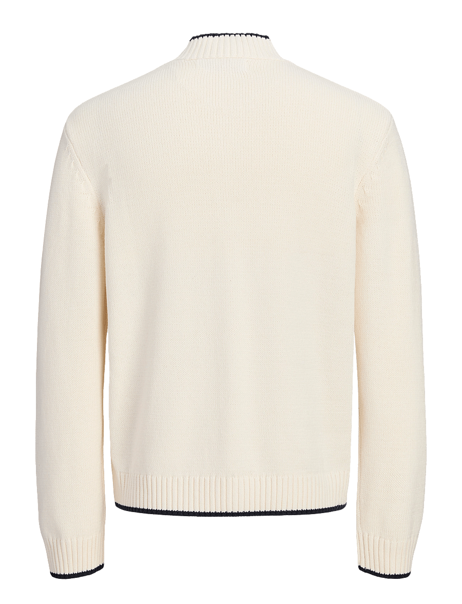 Jack & Jones - JORFREDERIKSBERG KNIT ZIP CARDIGAN - full zip tröjor - sea salt - 2