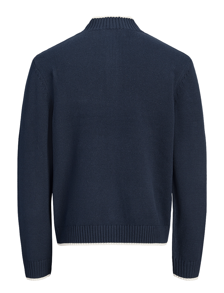 Jack & Jones - JORFREDERIKSBERG KNIT ZIP CARDIGAN - pullover mit durchgehendem reißverschluss - sky captain - 2