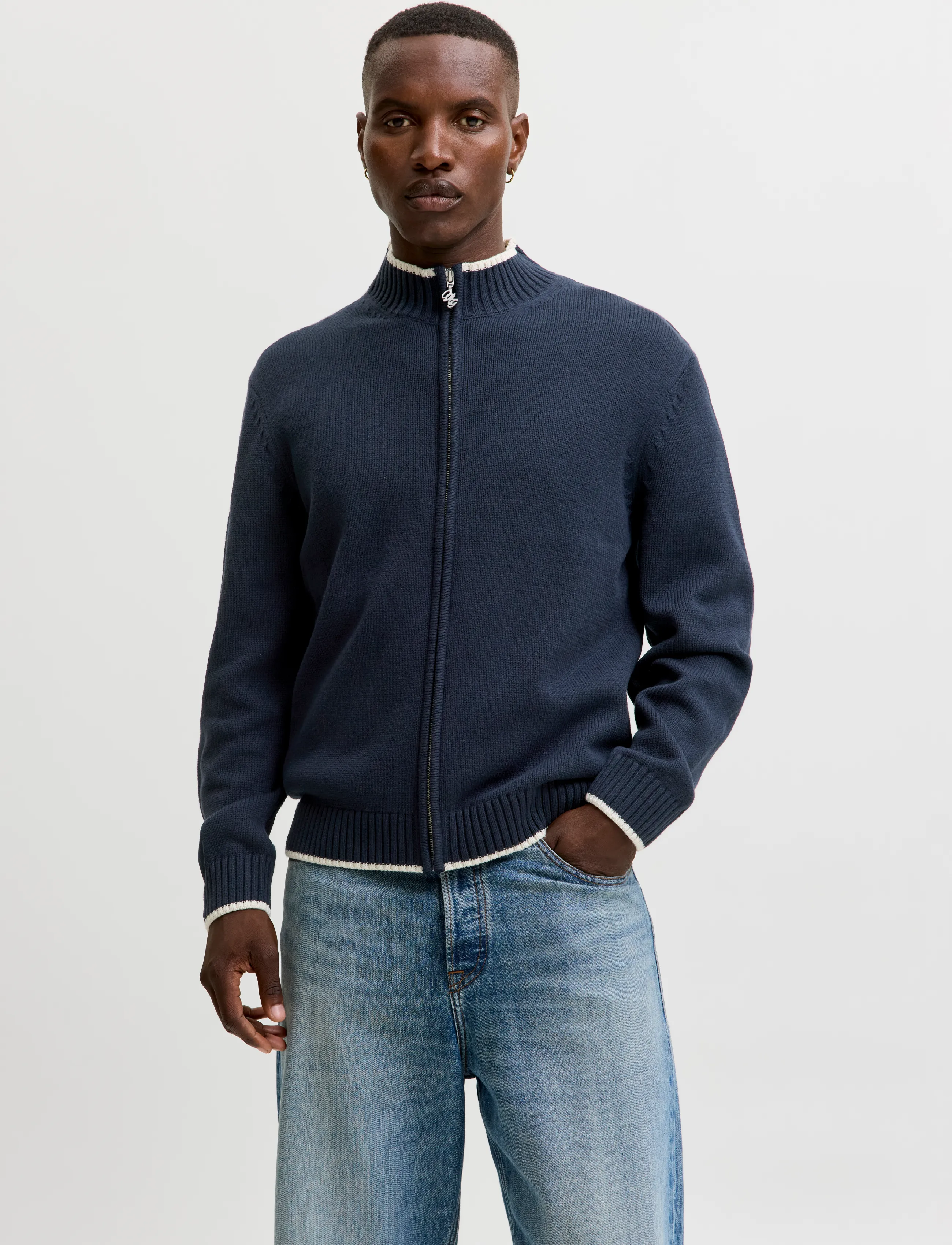 Jorfrederiksberg Knit Zip Cardigan