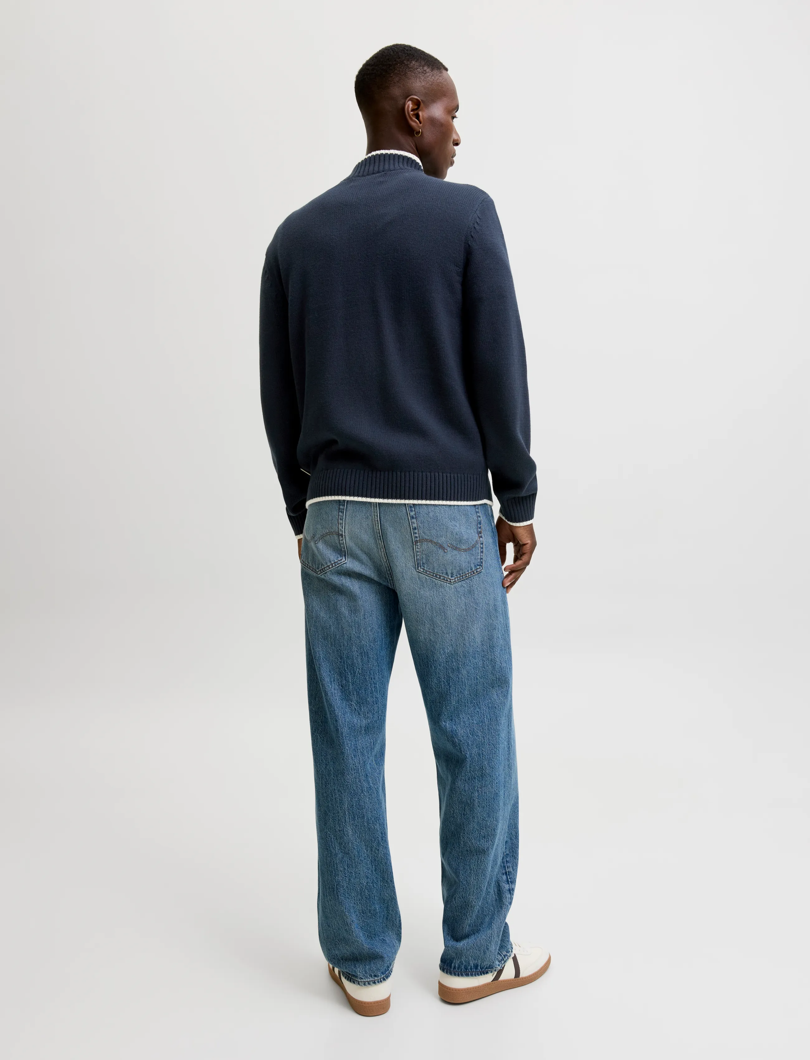 Jack & Jones - JORFREDERIKSBERG KNIT ZIP CARDIGAN - full zip jumpers - sky captain - 3