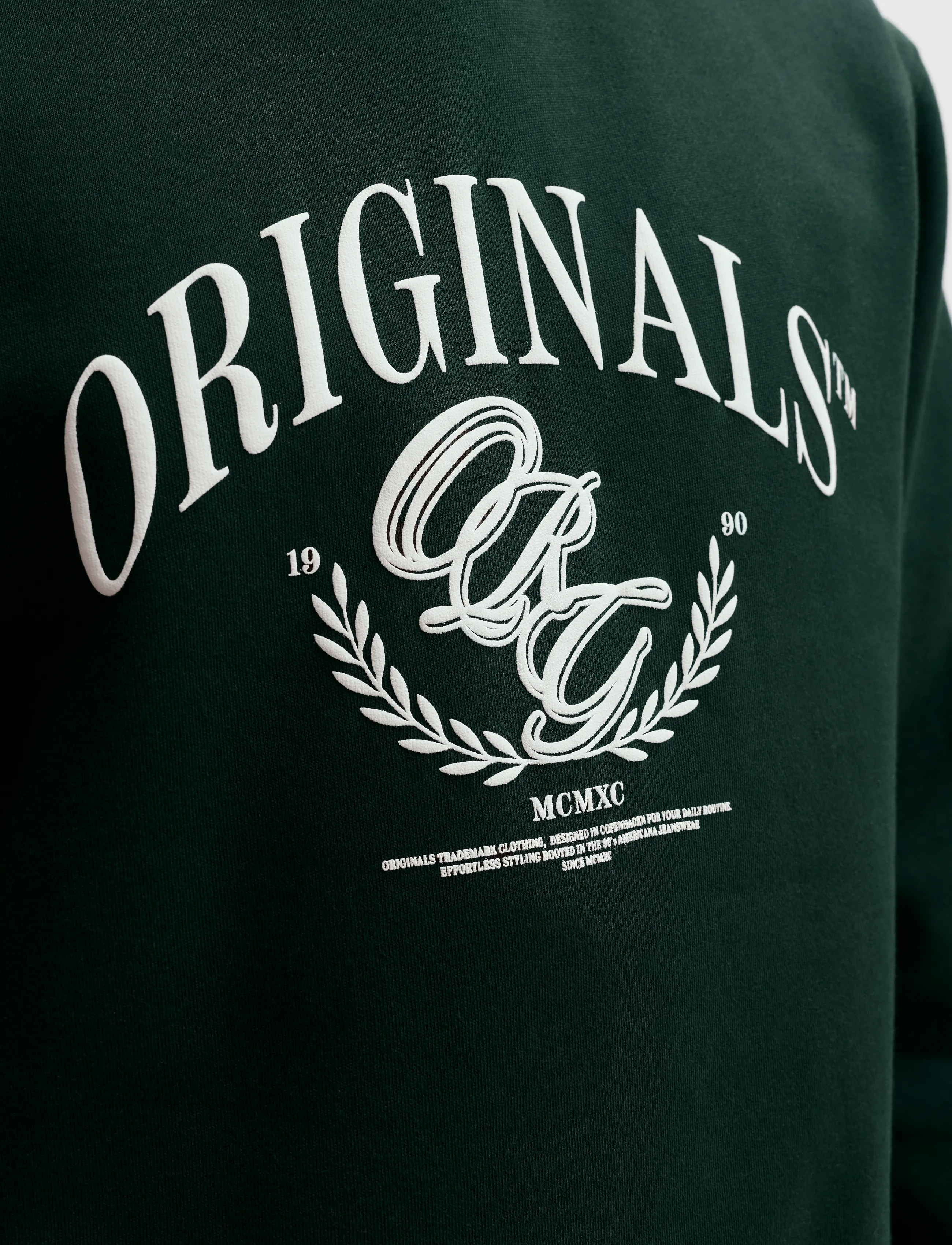 Jack & Jones - JORFREDERIKSBERG FRONT SWEAT CREW NECK - pine grove - 5