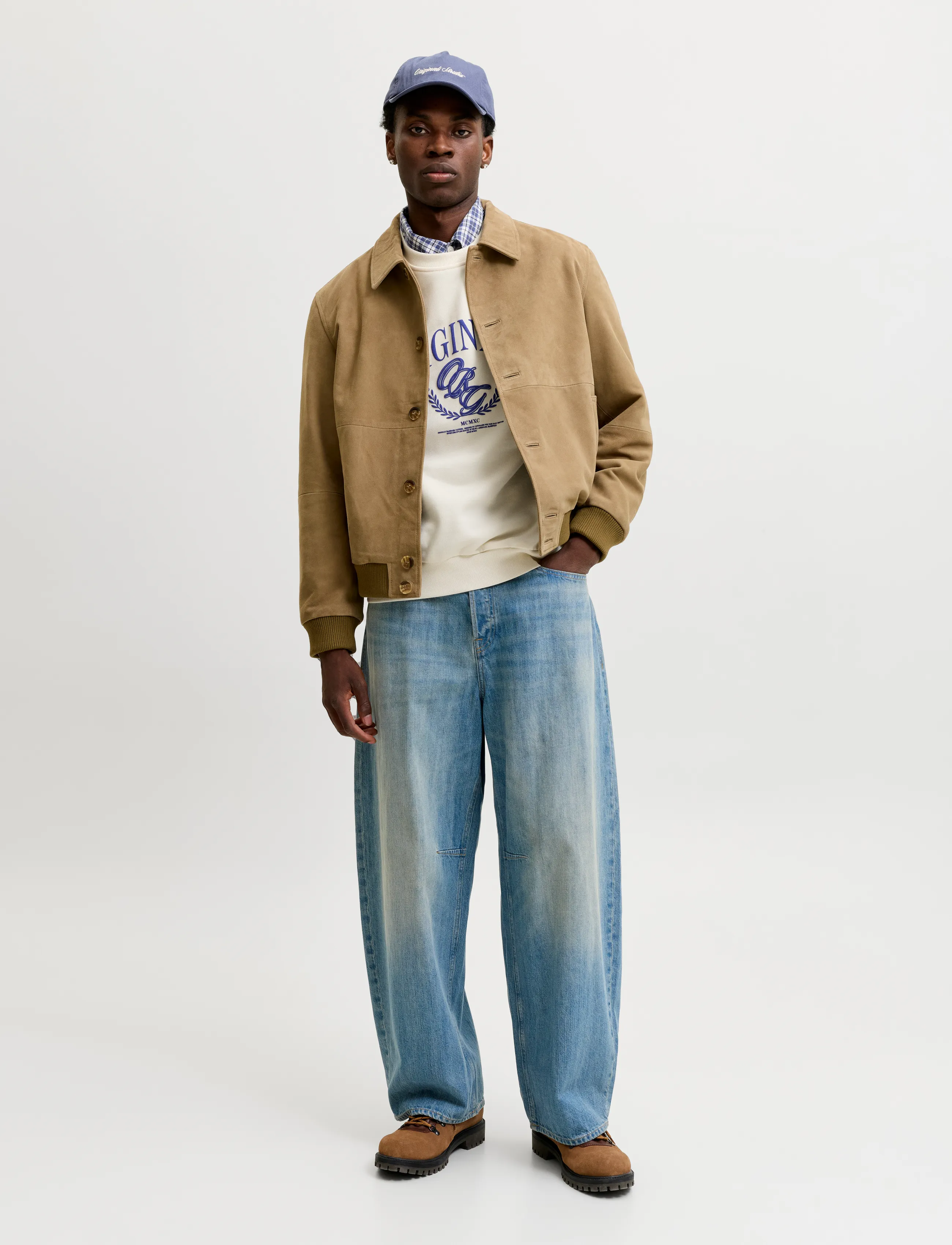 JACK & JONES Jorfrederiksberg Front Sweat Crew Neck sweatshirts herr – bild 3