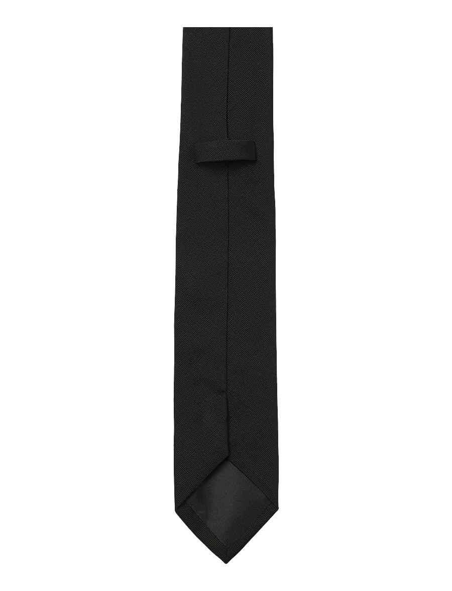 Jack & Jones - JACSOLID STRUCTURED TIE NOOS - lipsud - black - 2