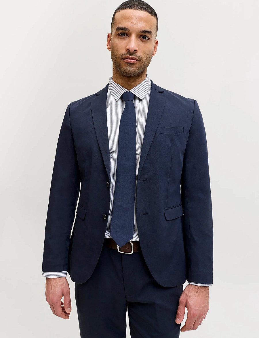 Jack & Jones - JACSOLID STRUCTURED TIE NOOS - lipsud - navy blazer - 0