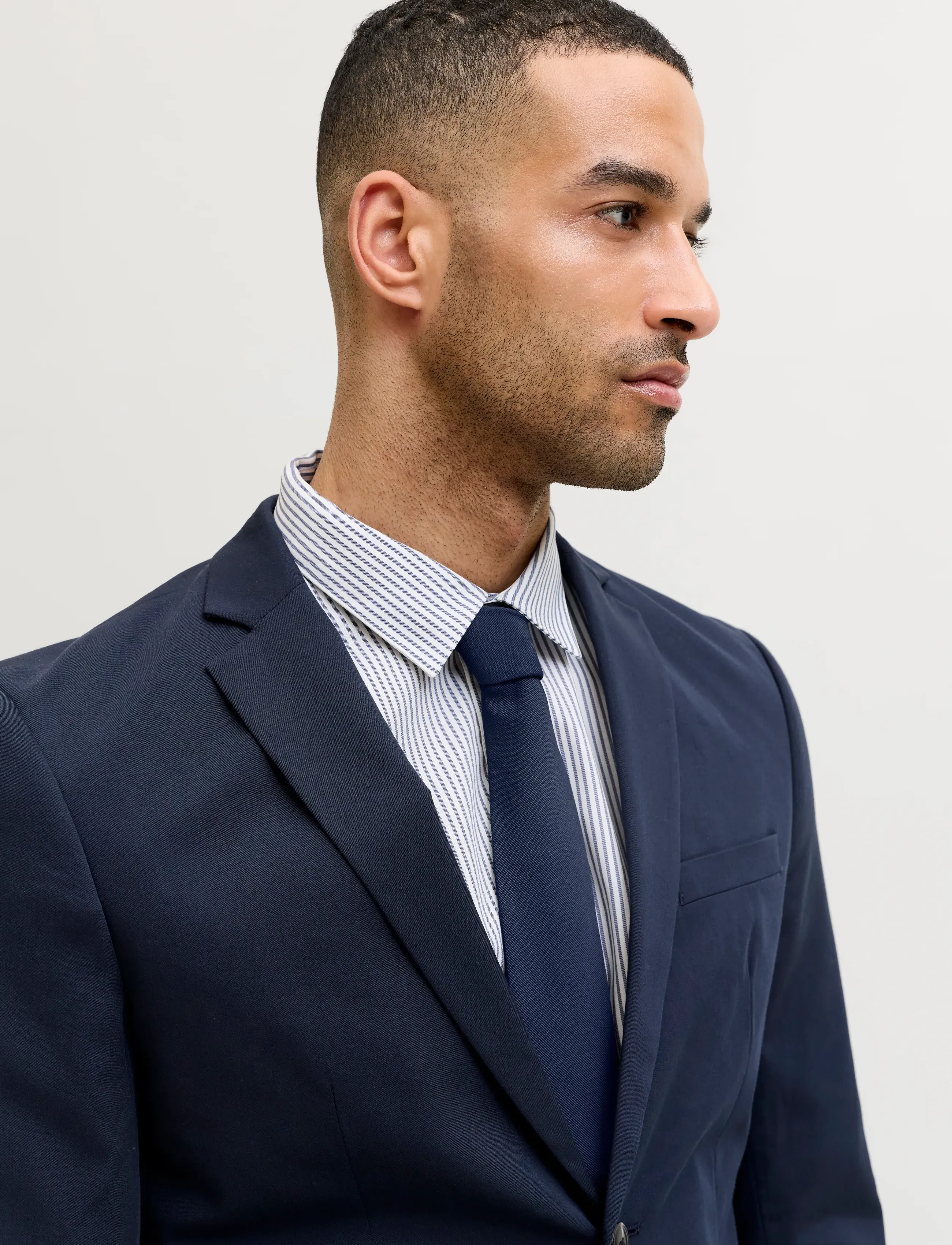 Jack & Jones - JACSOLID STRUCTURED TIE NOOS - alhaisimmat hinnat - navy blazer - 4