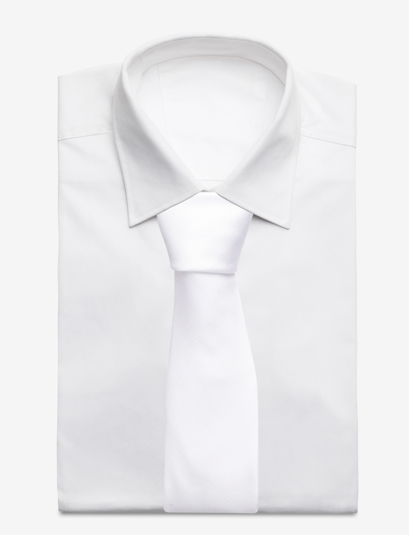Jack & Jones - JACSOLID STRUCTURED TIE NOOS - slips - white - 1