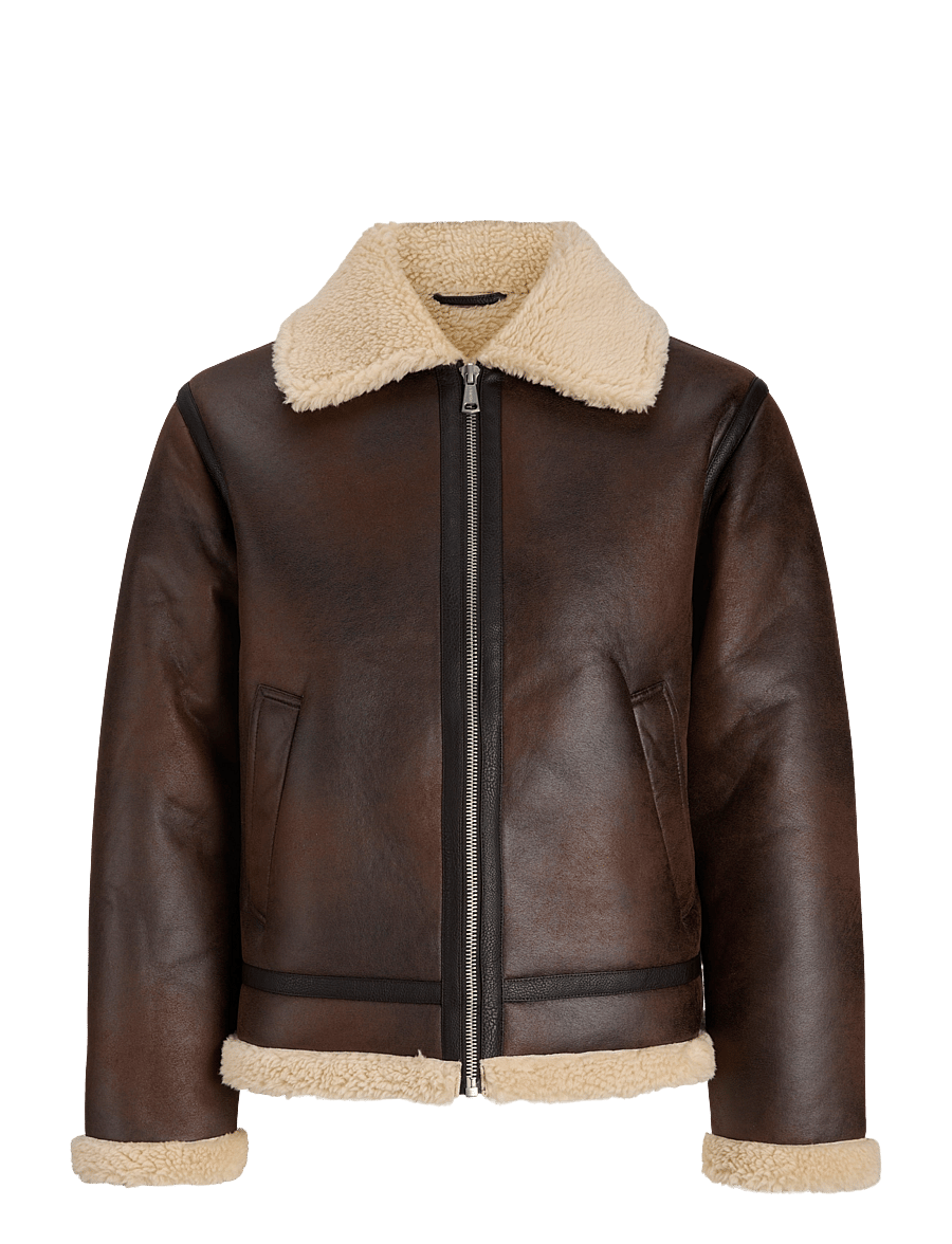 Jack & Jones - JORNORREBRO AVIATOR JACKET SN - höstjackor - chocolate brown - 0