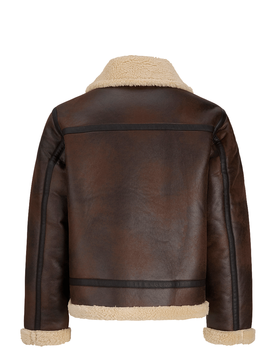 Jack & Jones - JORNORREBRO AVIATOR JACKET SN - höstjackor - chocolate brown - 1