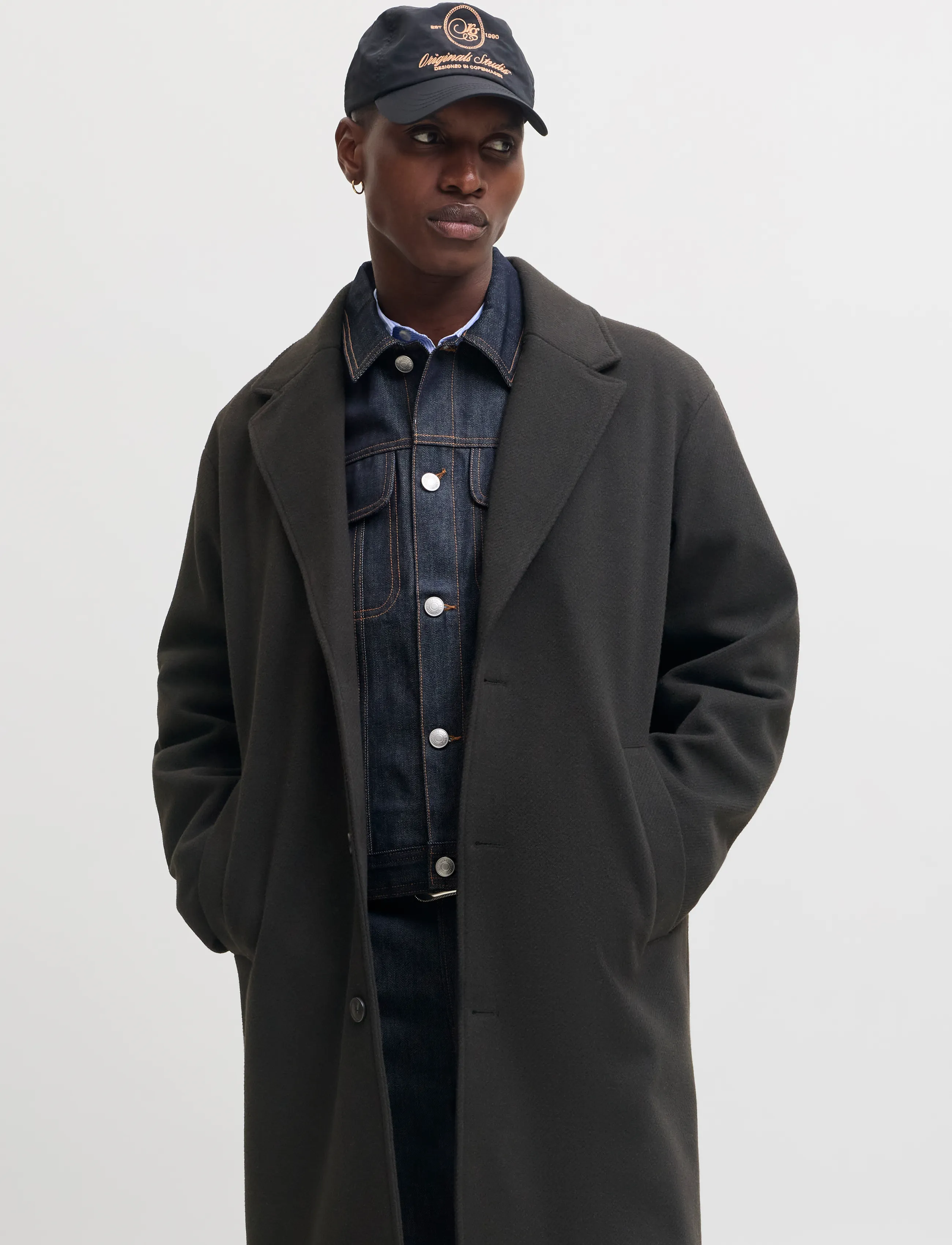 Jack & Jones JORSALAMANCO COAT - Kollektioner - BLACK / black