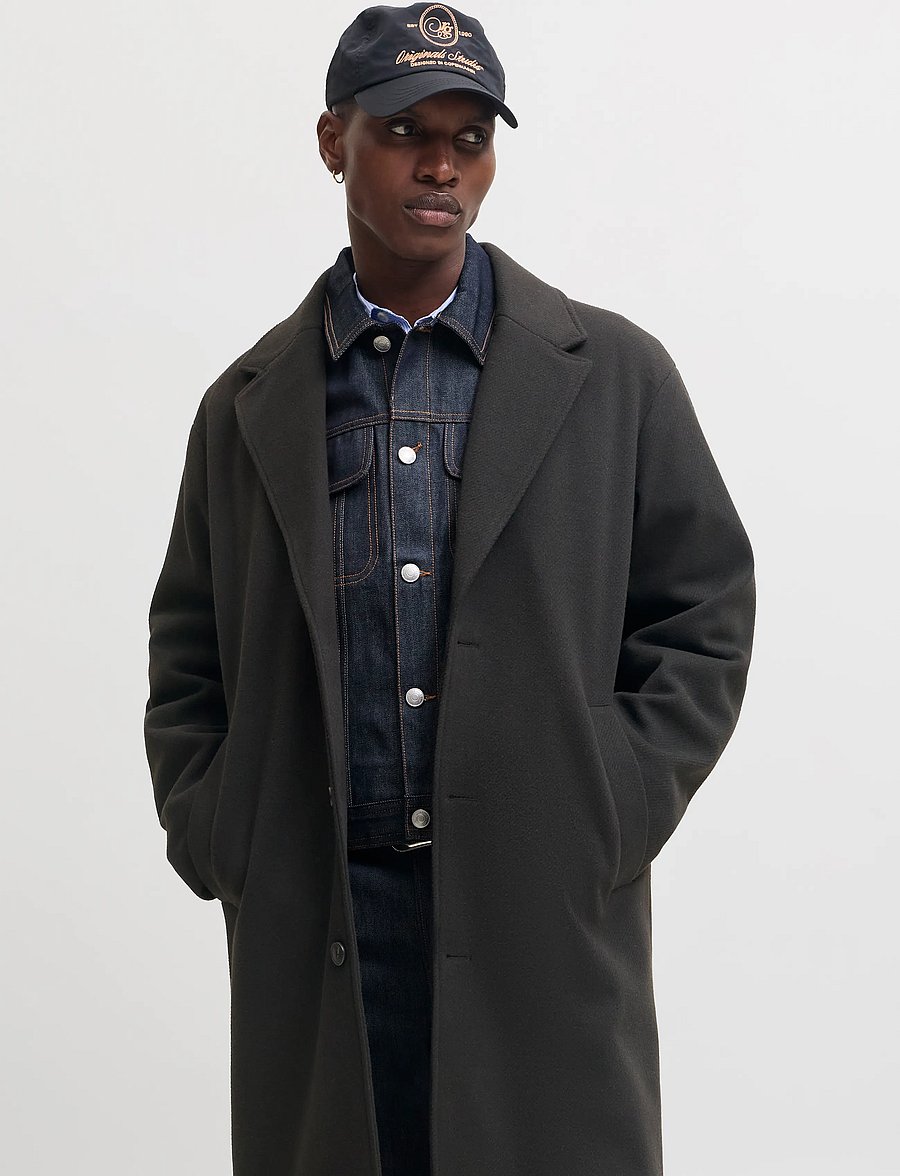 Jack & Jones - JORSALAMANCO COAT - black - 0