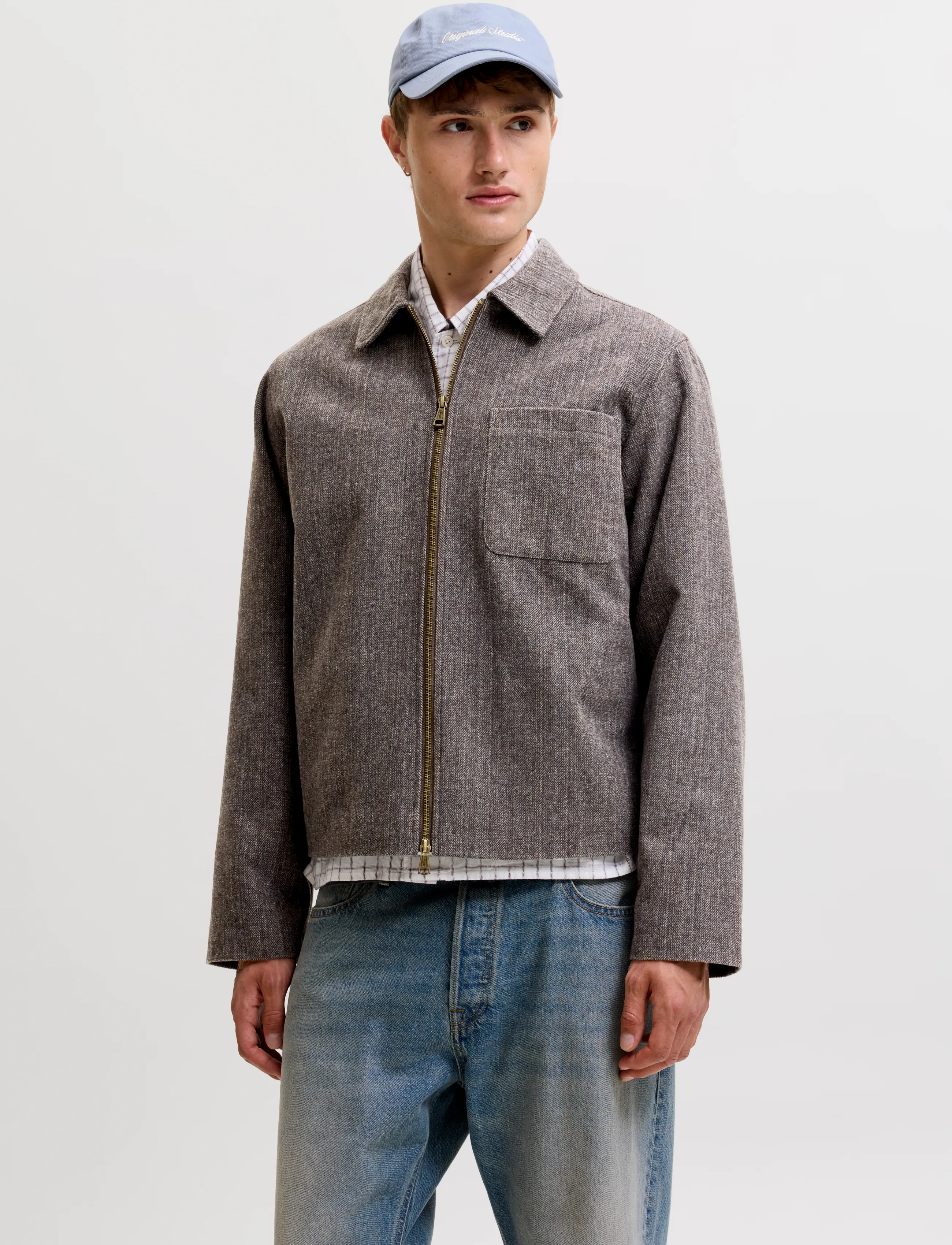 Jack & Jones JORSALAMANCO SHACKET - Üleriided - CHOCOLATE BROWN / brown