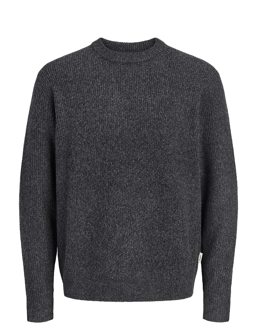 Jack & Jones - JORFREDERIKSBERG OLLIE KNIT CREW NECK - rundhals - black - 1