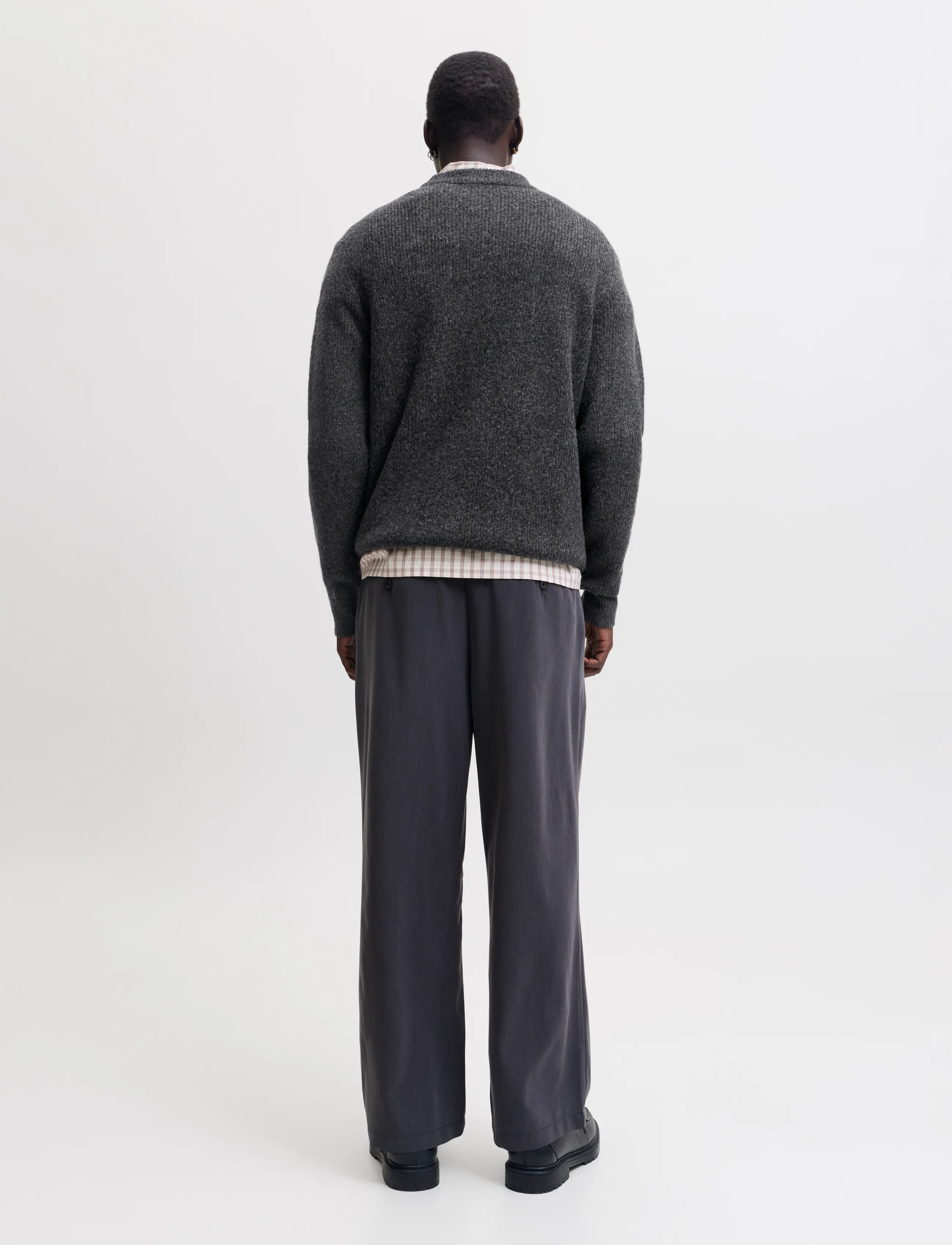 Jack & Jones - JORFREDERIKSBERG OLLIE KNIT CREW NECK - rundhals - black - 3