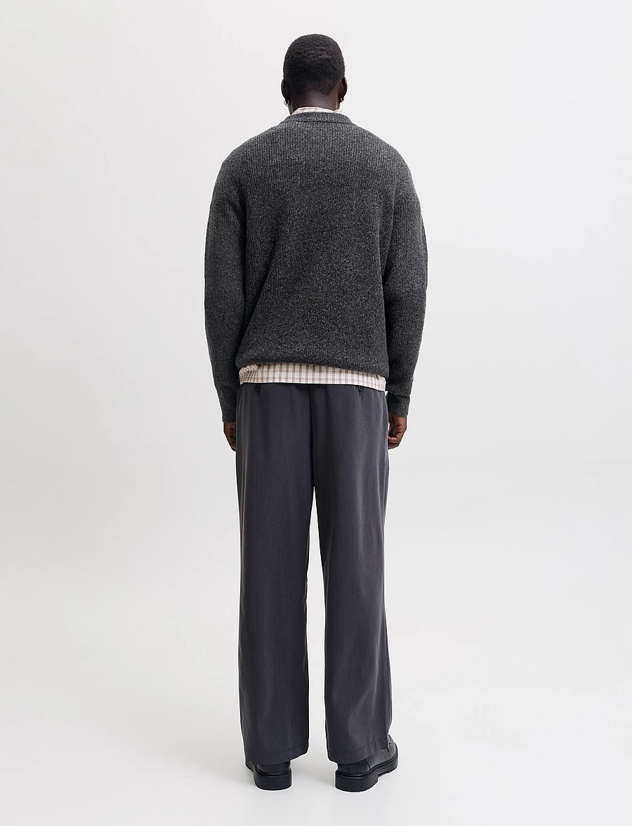 Jack & Jones - JORFREDERIKSBERG OLLIE KNIT CREW NECK - rundhals - black - 3