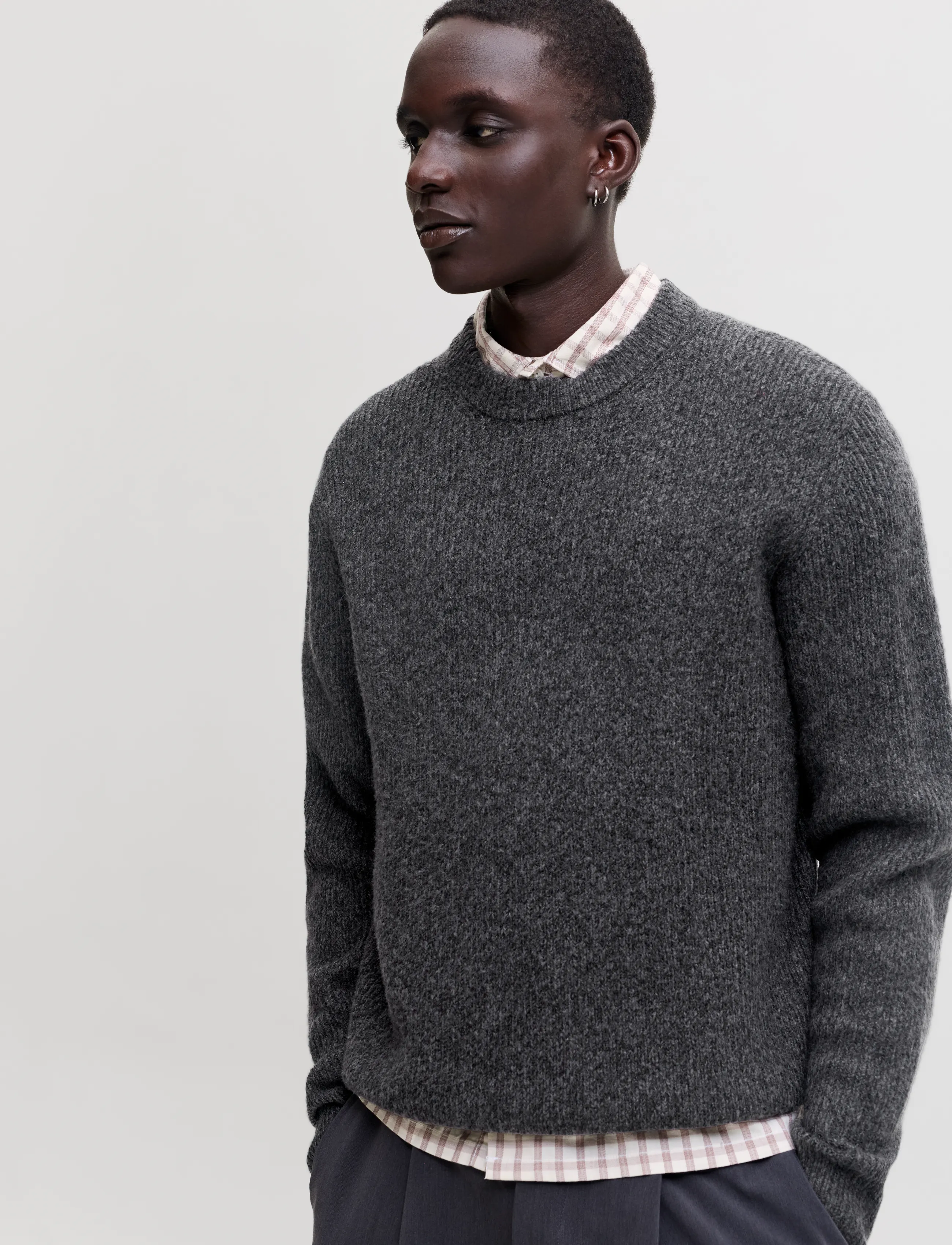 JACK & JONES Jorfrederiksberg Ollie Knit Crew Neck stickade tröjor herr – bild 5