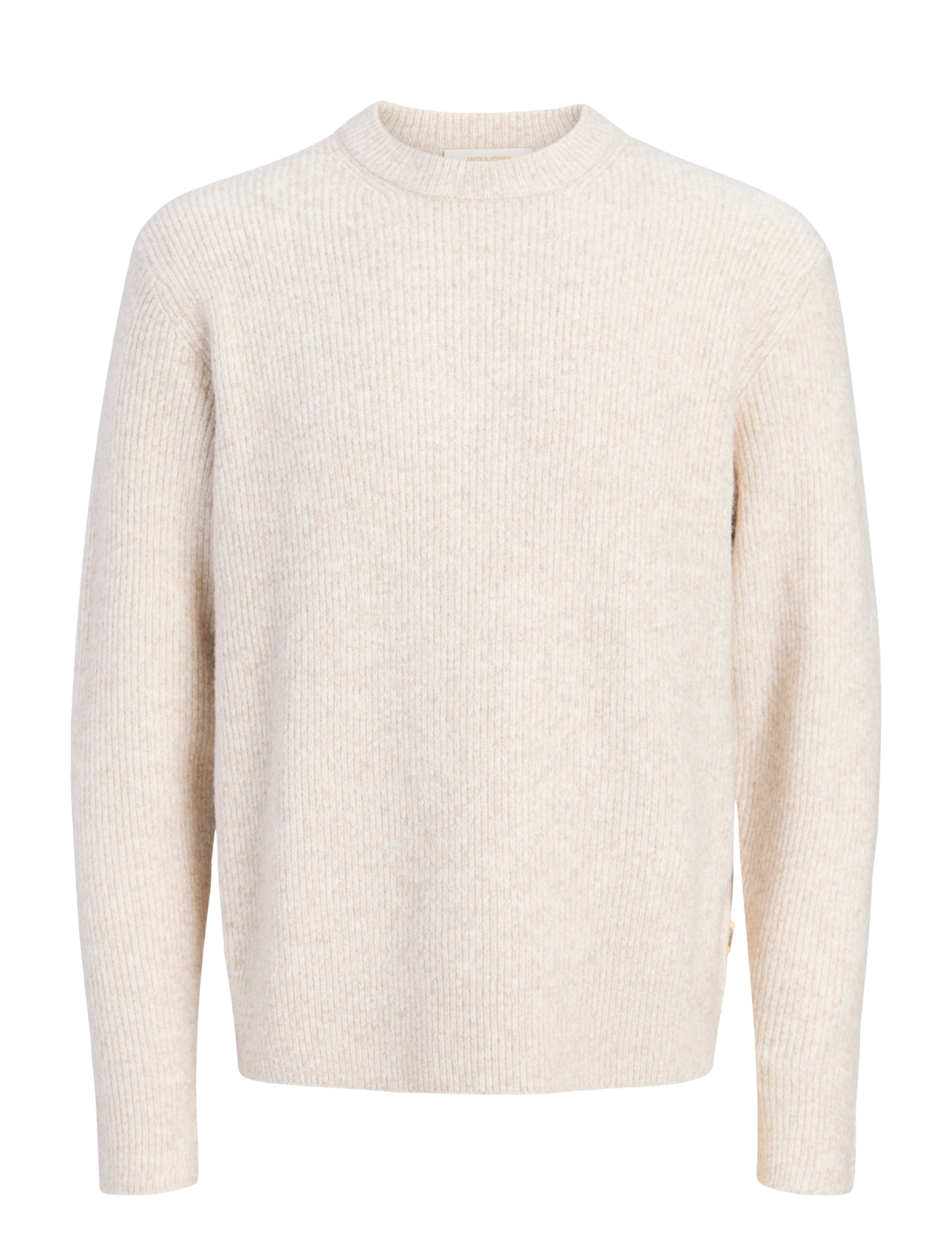 Jack & Jones JORFREDERIKSBERG OLLIE KNIT CREW NECK - Vis alt - SEA SALT / cream