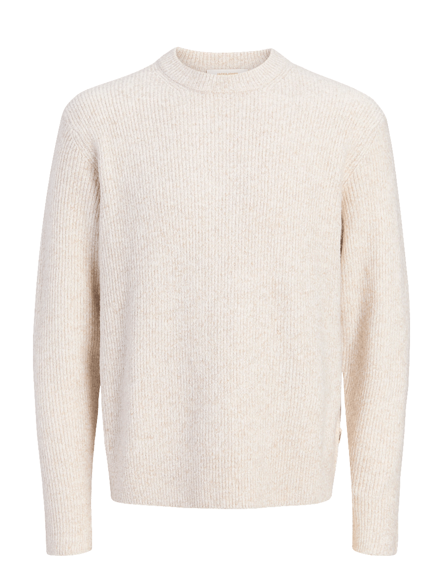 Jack & Jones - JORFREDERIKSBERG OLLIE KNIT CREW NECK - rund hals - sea salt - 1