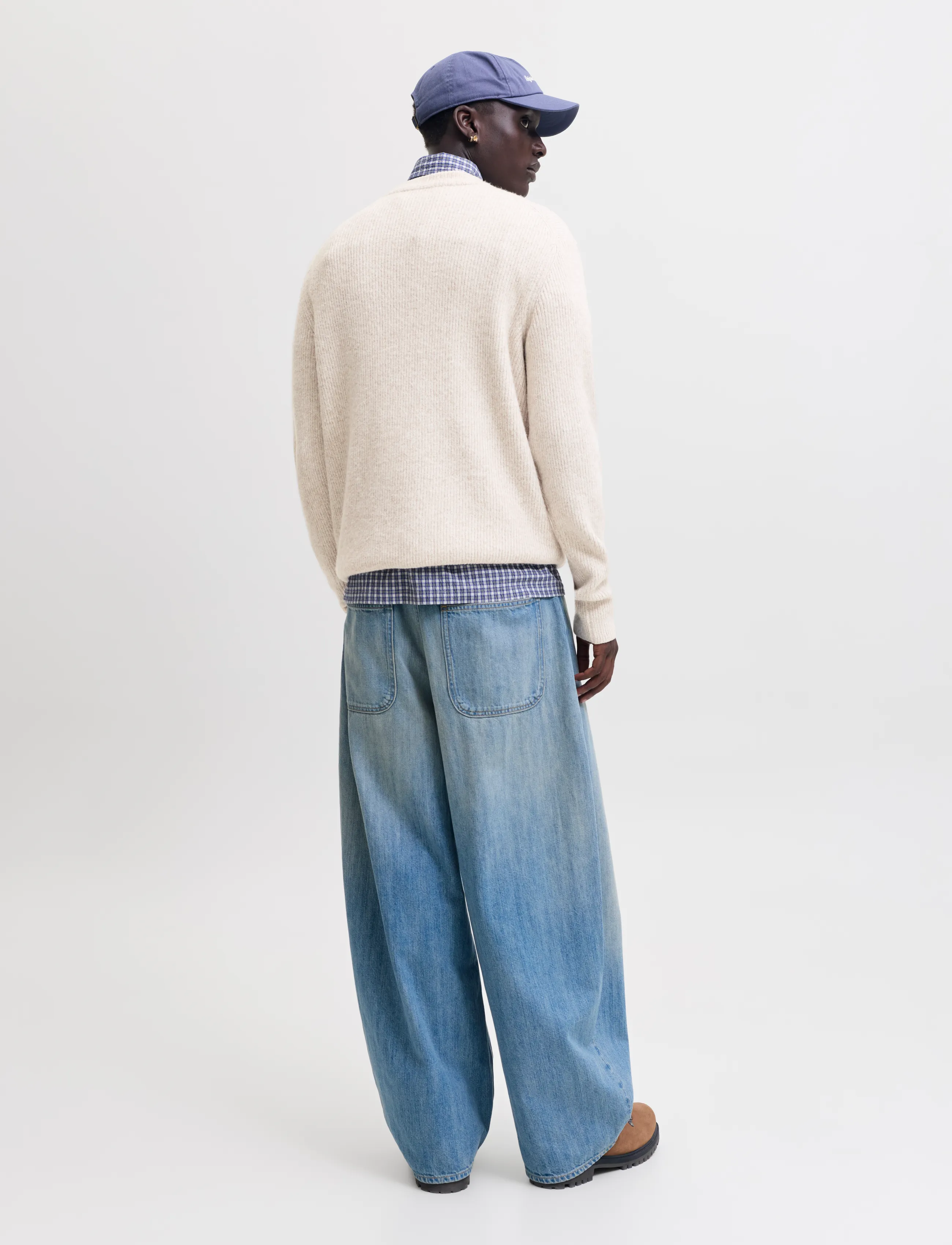 Jack & Jones - JORFREDERIKSBERG OLLIE KNIT CREW NECK - rund hals - sea salt - 3