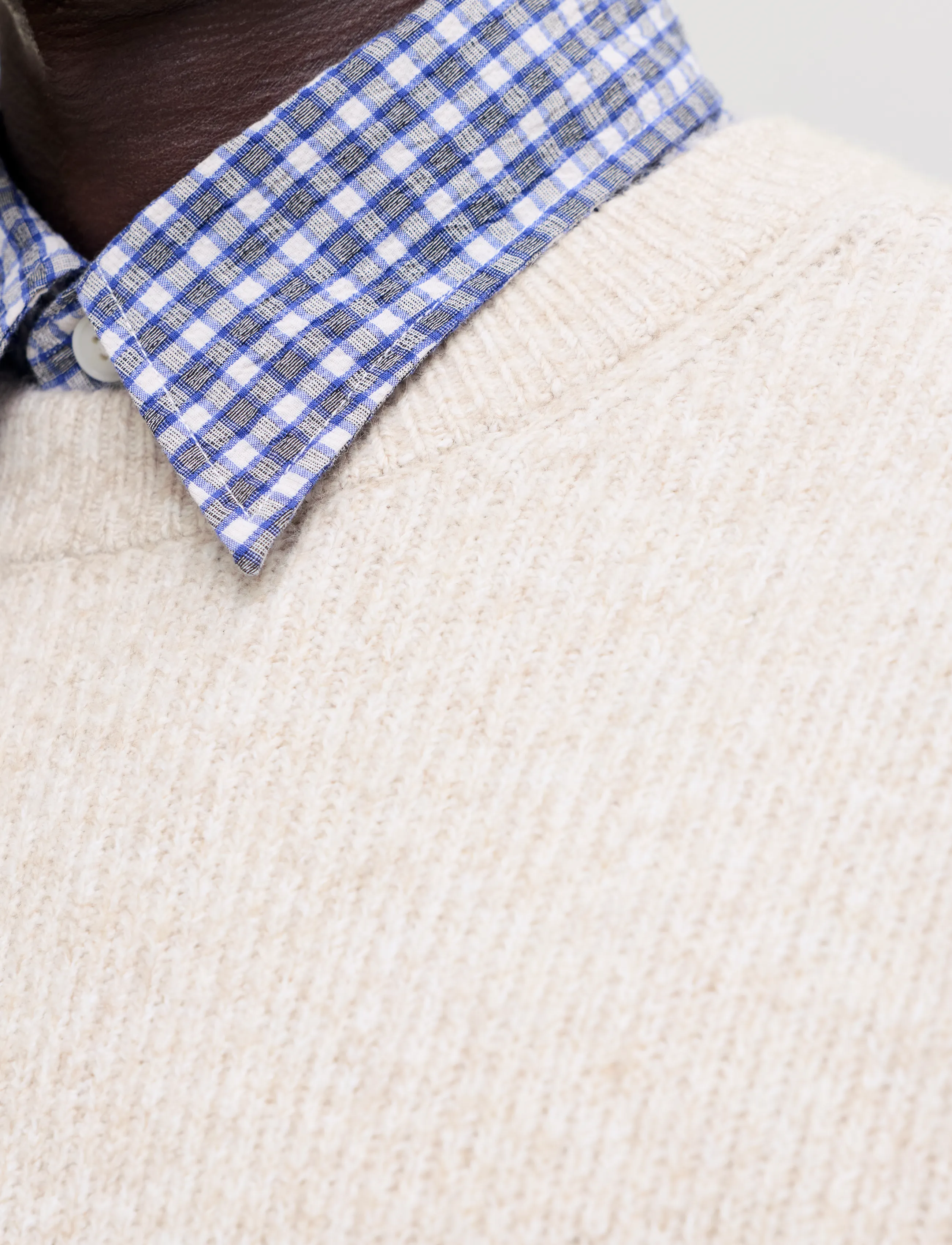 Jack & Jones - JORFREDERIKSBERG OLLIE KNIT CREW NECK - rund hals - sea salt - 5