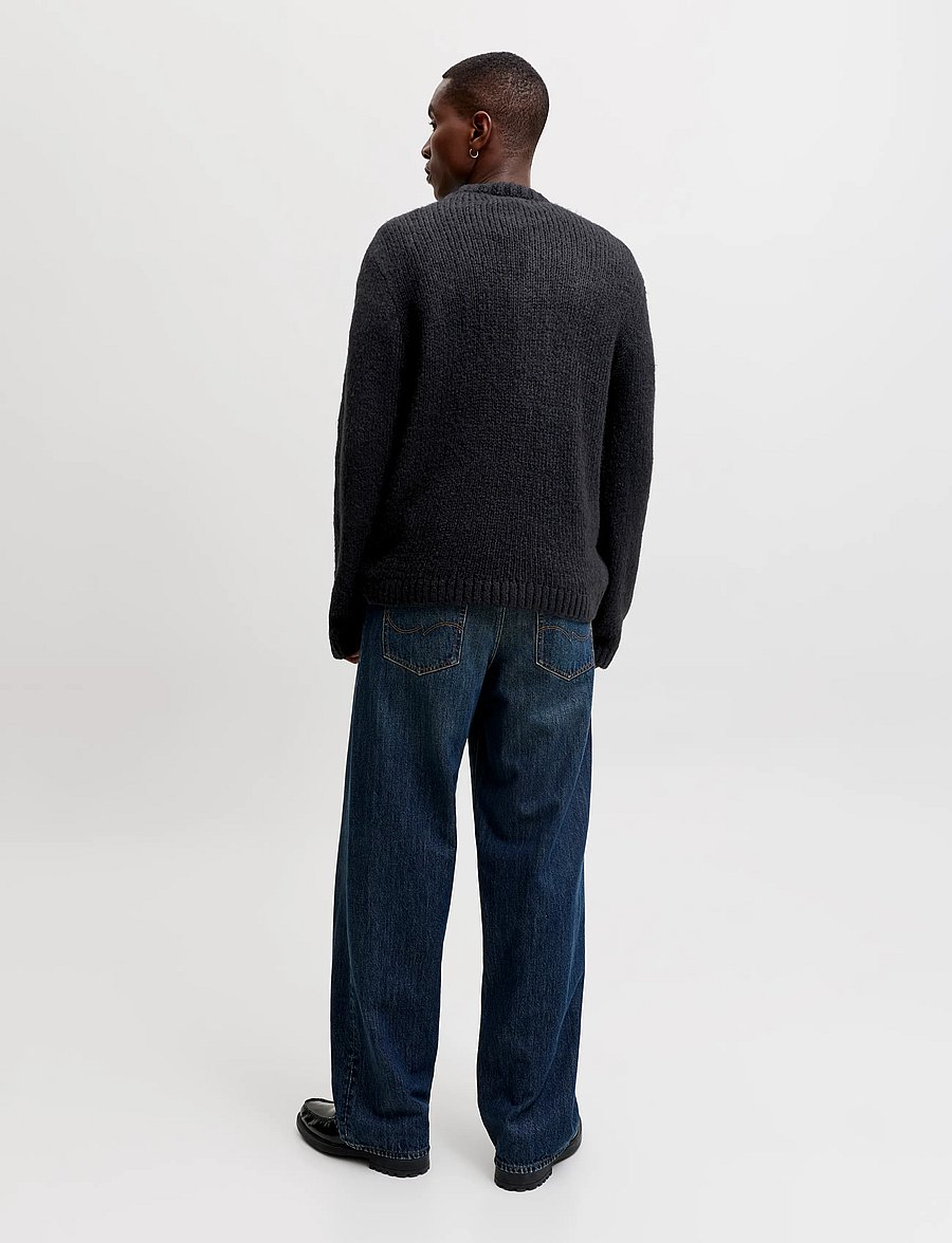 Jack & Jones - JORSALAMANCO KNIT CREW NECK - rund hals - black - 3