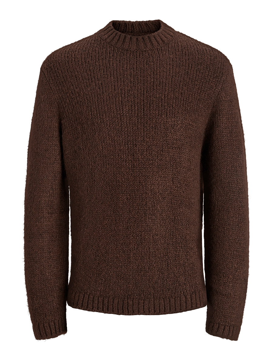 Jack & Jones - JORSALAMANCO KNIT CREW NECK - rundhals - java - 0
