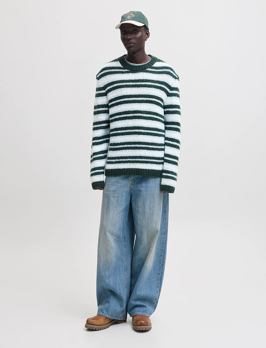 Jack & Jones - JORSALAMANCO KNIT CREW NECK - rundhals - pine grove - 4