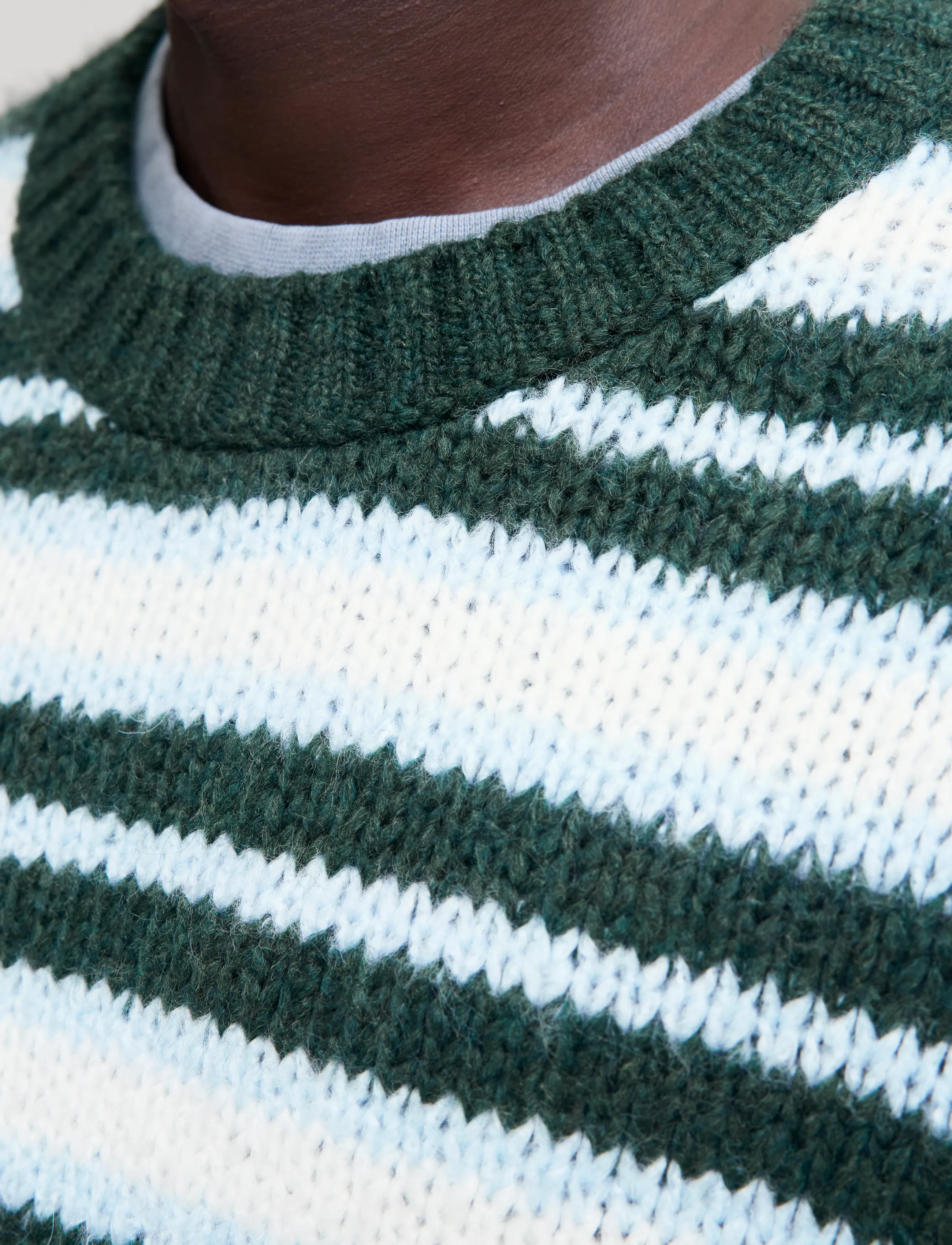 JACK & JONES Jorsalamanco Knit Crew Neck stickade tröjor herr – bild 6