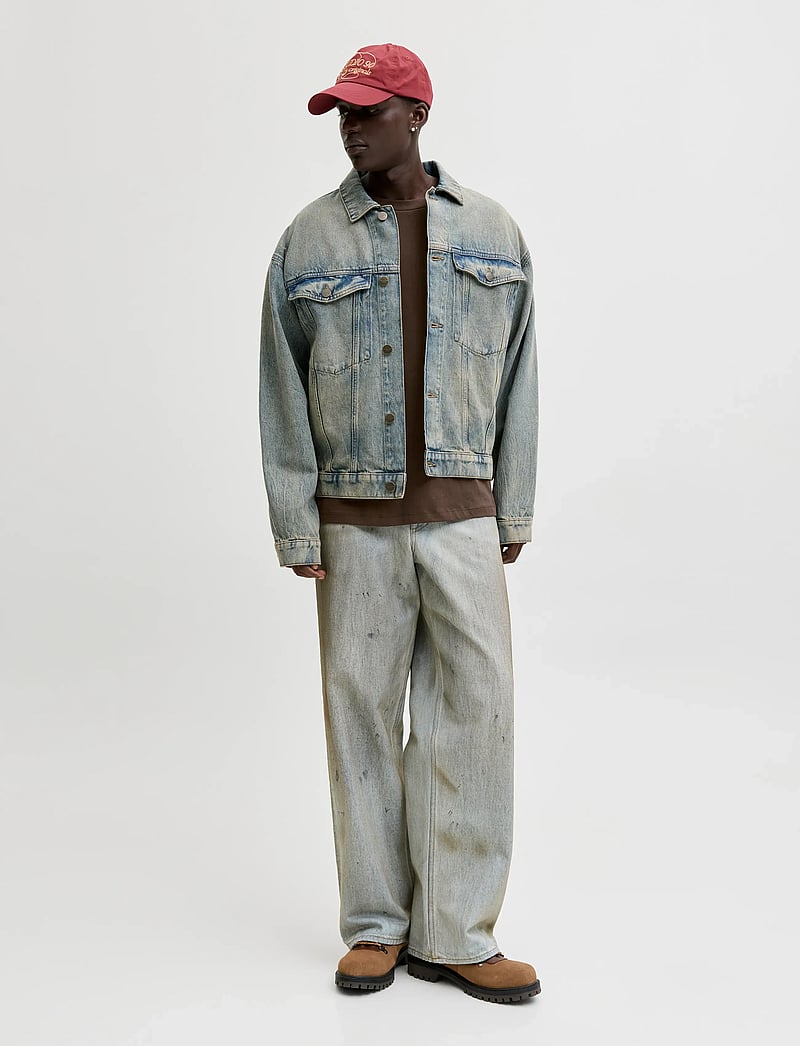 Jack & Jones - JORCOFFEE TEE SS CREW NECK STYD AW25 - lühikeste varrukatega t-särgid - chocolate brown - 4