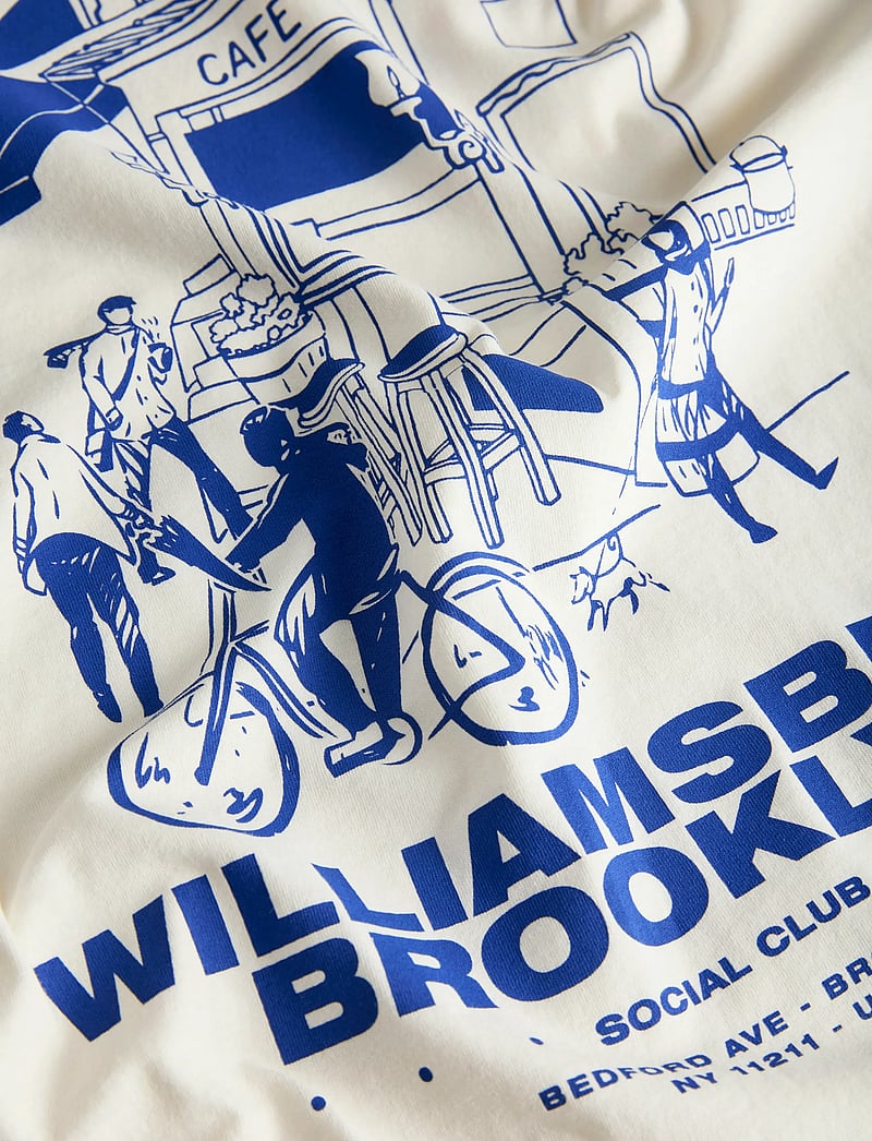 Jack & Jones - JORWILLIAMSBURG TEE SS C.N STYD AW25 - short-sleeved t-shirts - egret - 3